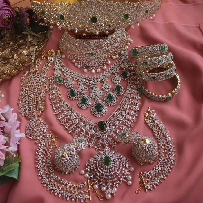 Crystal ball style Necklace Set